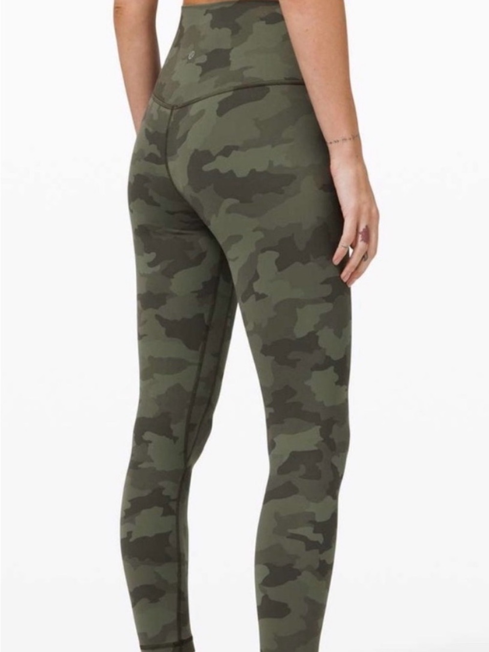 lululemon athletica High-Rise Camo Leggings - Olive & Dark Olive
